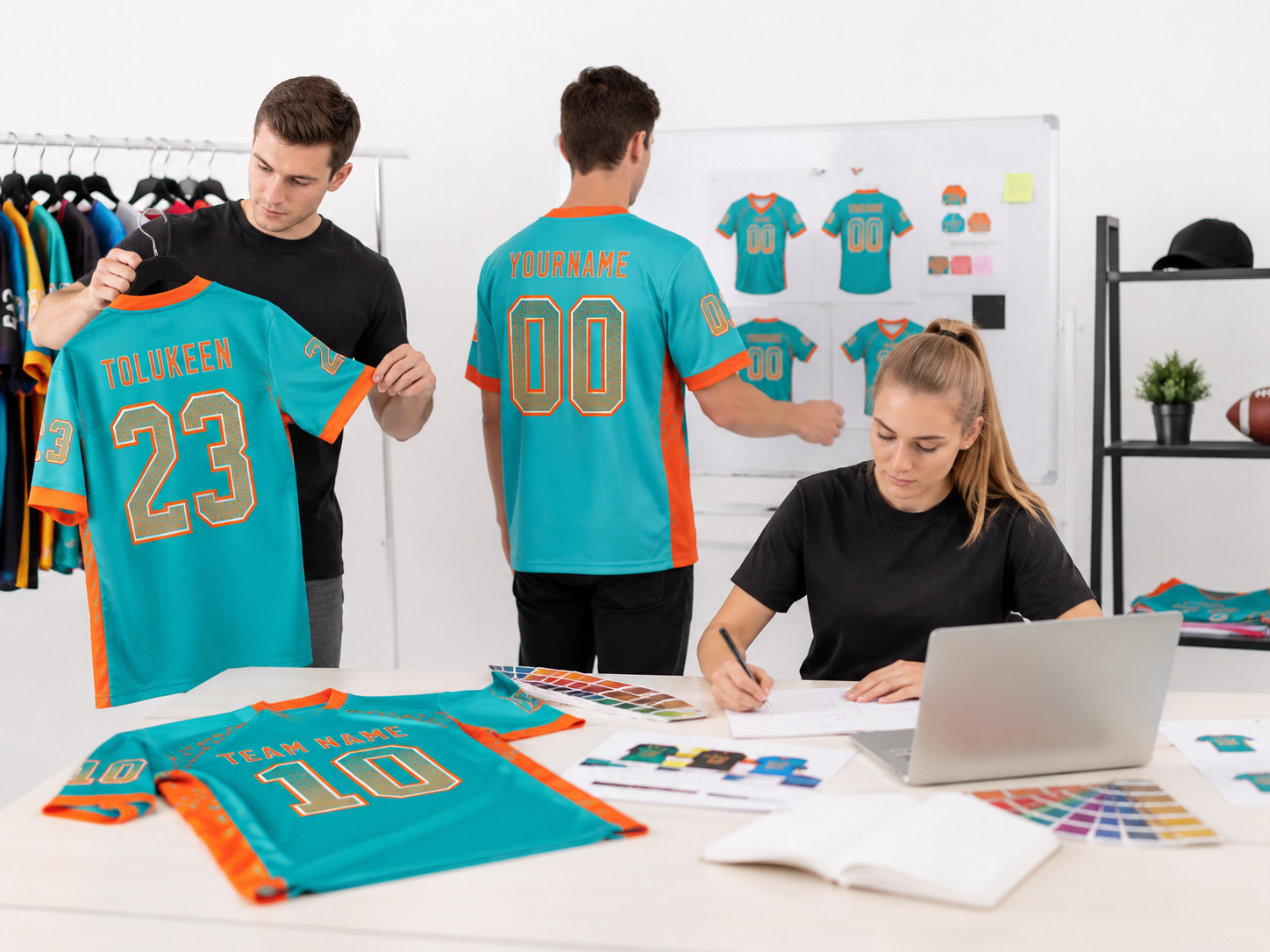 Custom jersey details
